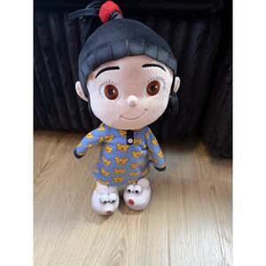 Thinkway Toys Despicable Me 2 Bedtime Agnes Talking Light Up Doll Plush Works!